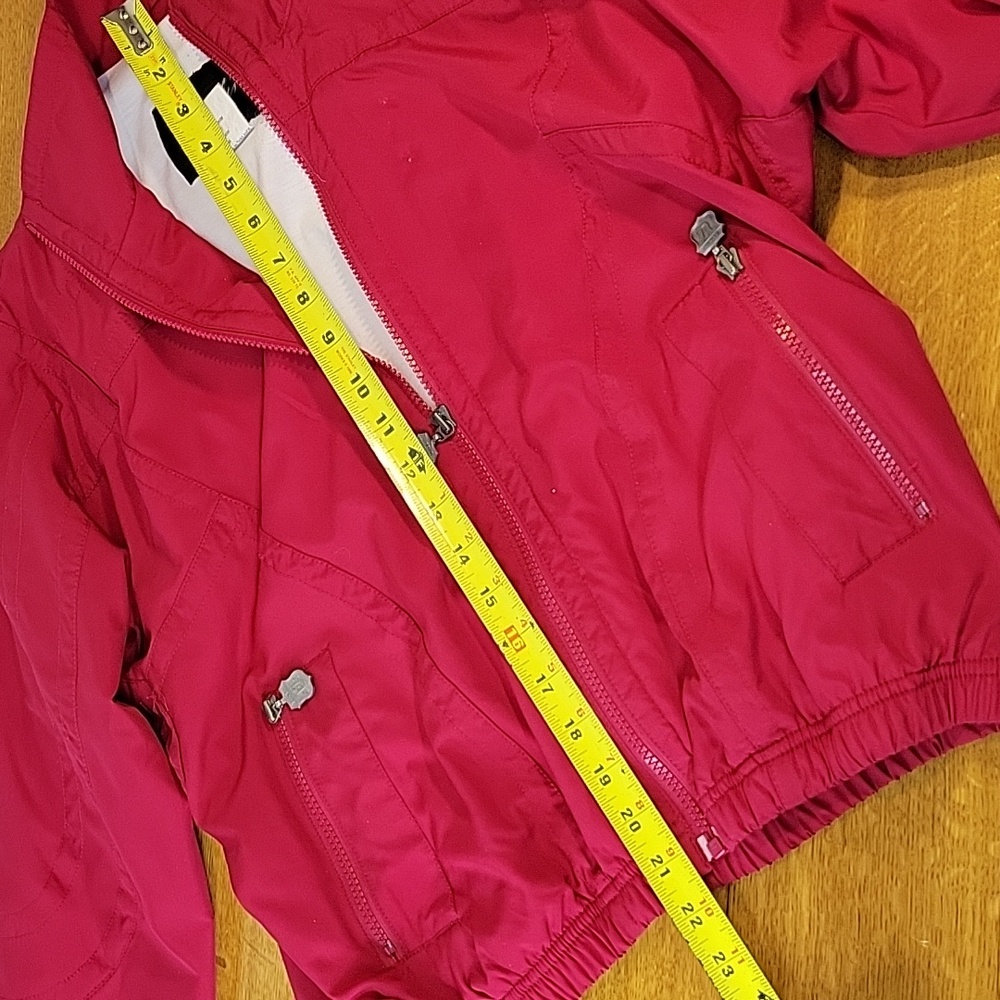 Vintage Kaelin Brick Red Athletic Jogging Suit Jacket & Pants Women's Size MP - Picture 11 of 17